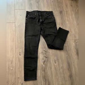 Levi 512 Slim Taper Black Jeans